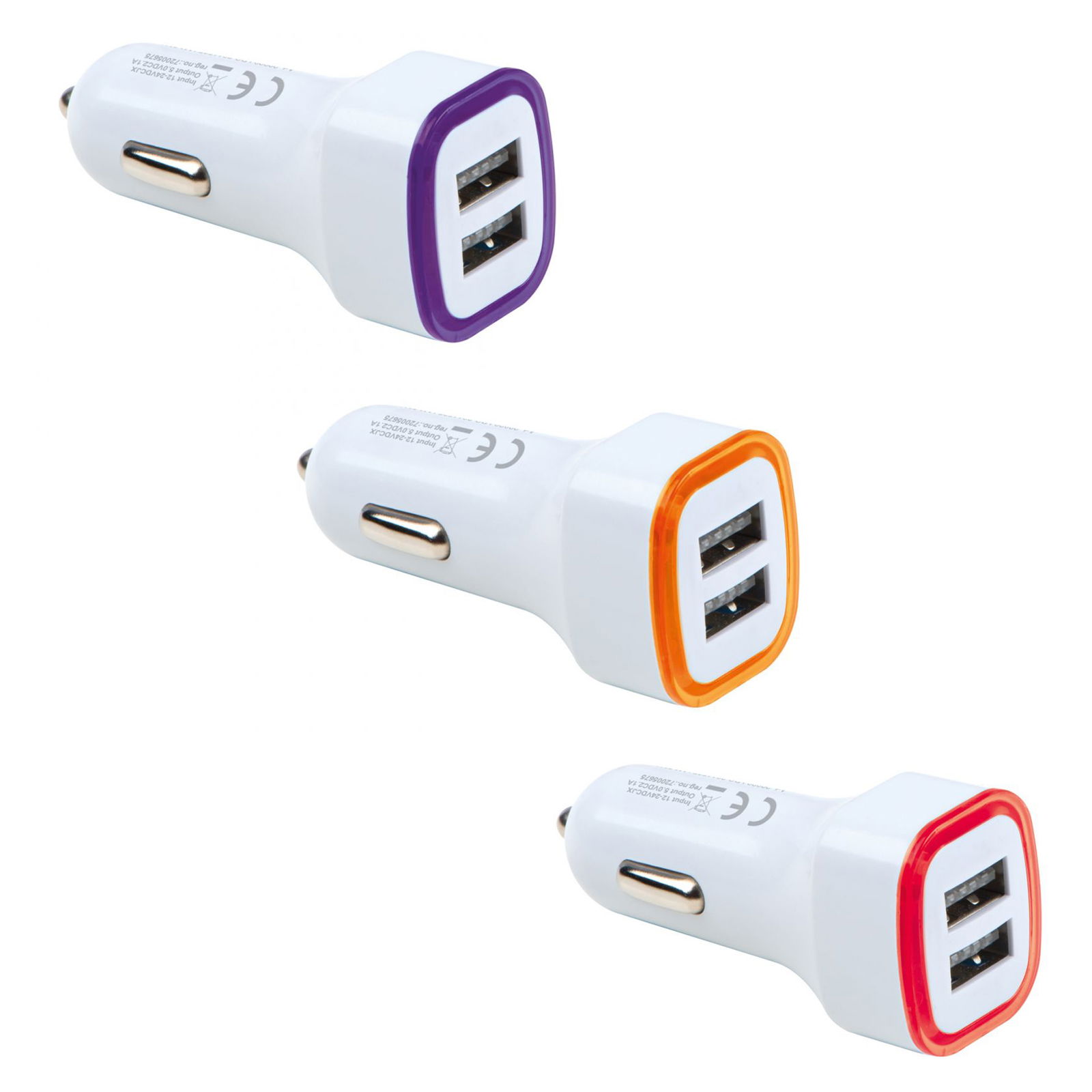 adaptateur de charge USB pour voiture "Fruit"